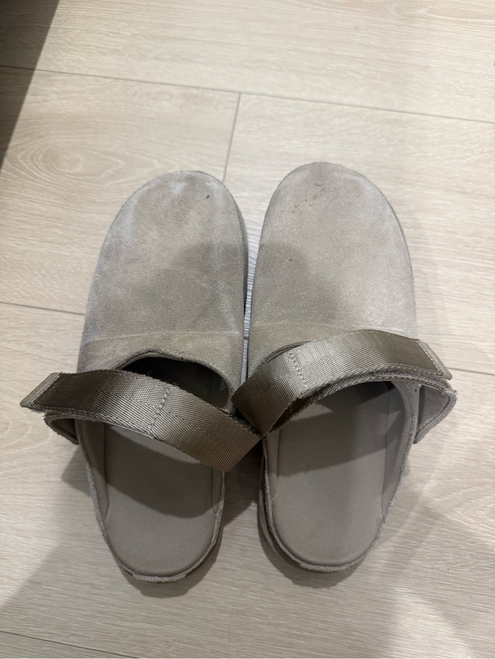 UGG Women's Suede Slide Slippers in Taupe